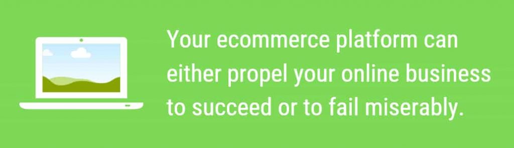 Using an ecommerce platform that lacks crucial features