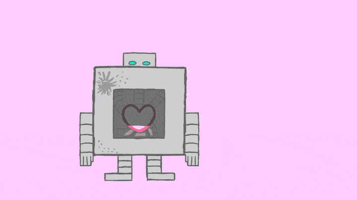 robot love aww