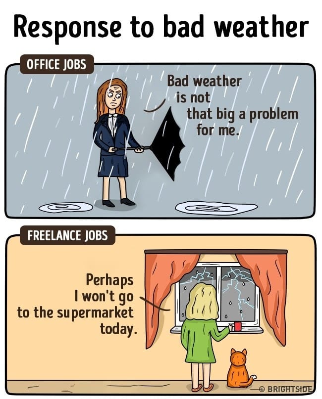 Response to bad weather