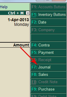 journal amount