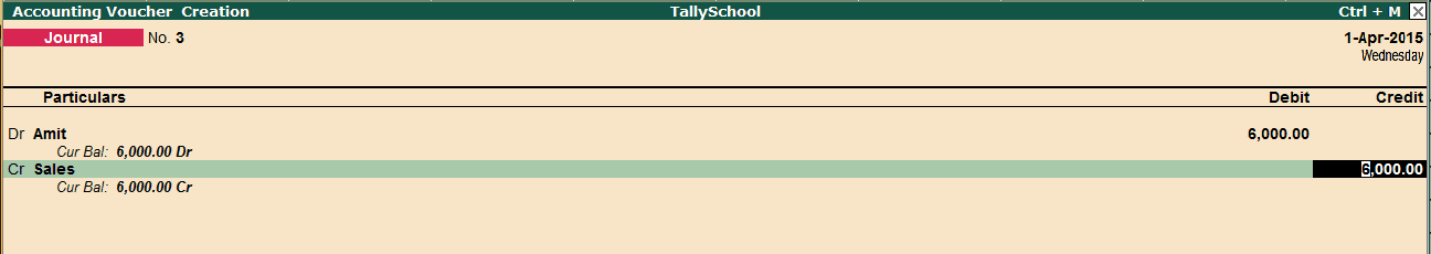 salary entry in tally erp 9