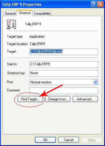 tally Property - find target