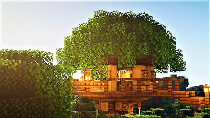 Minecraft Treehouse