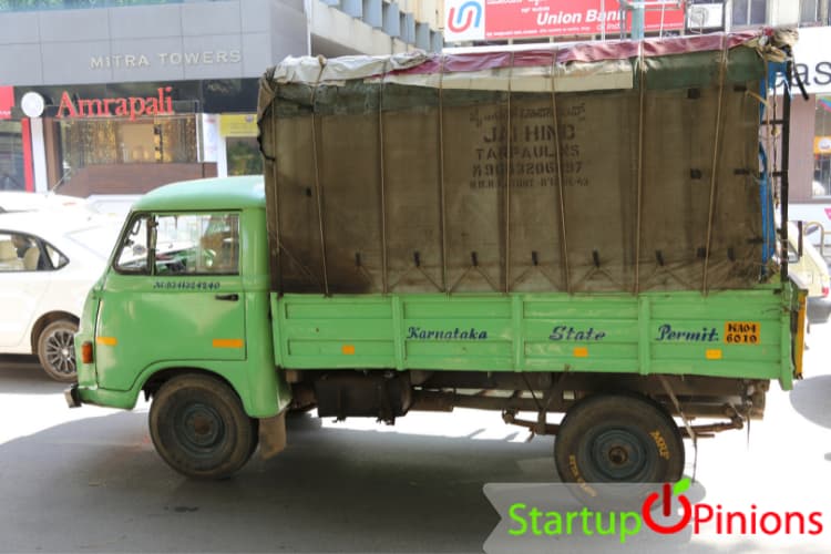 Small Truck Driving