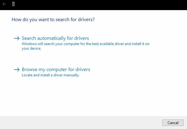 update network adapter driver