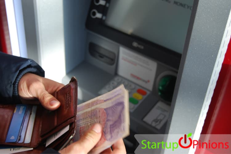 Getting money from ATM