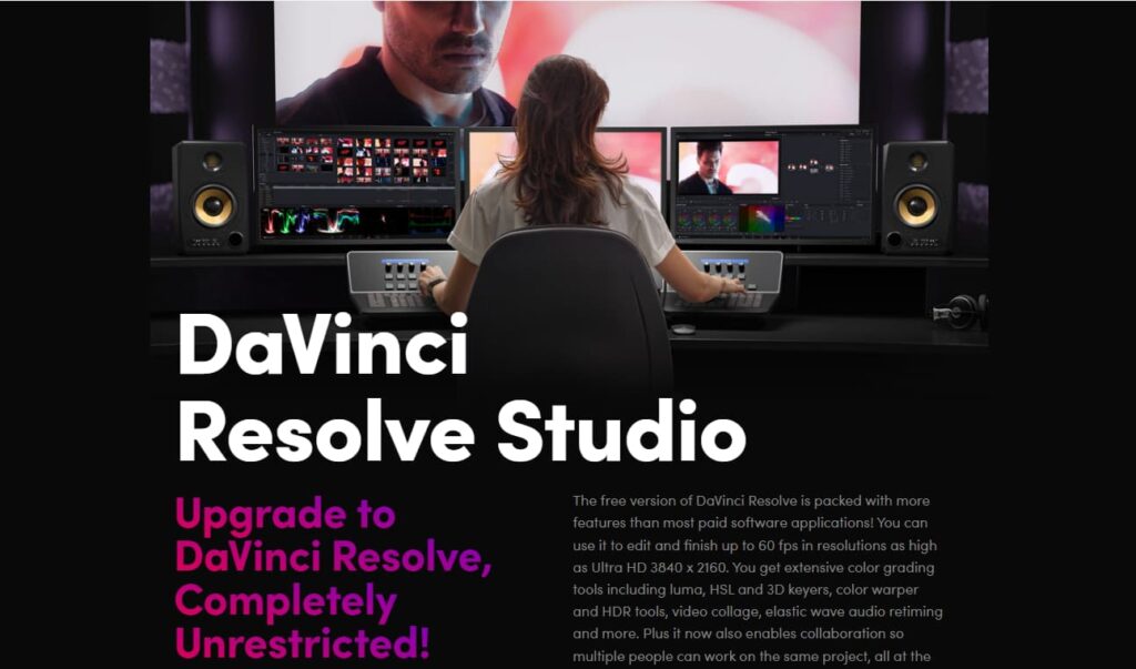 DaVinci Resolve Studio