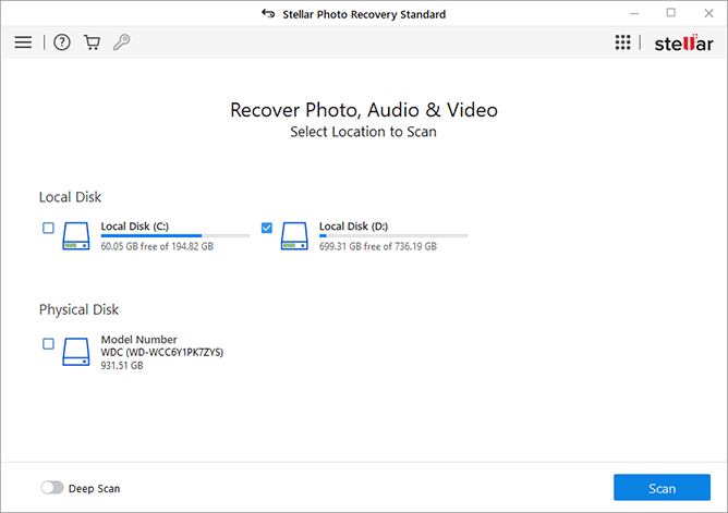 Stellar Recovery standard
