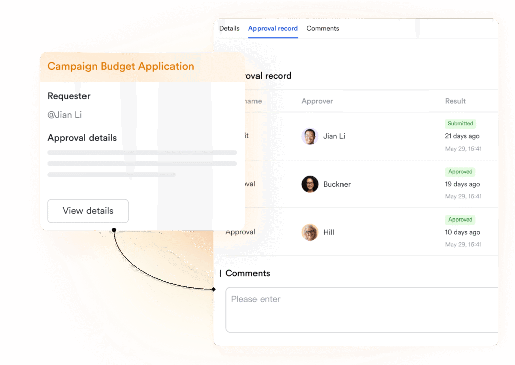 Lark Approval Say goodbye to email backlogs