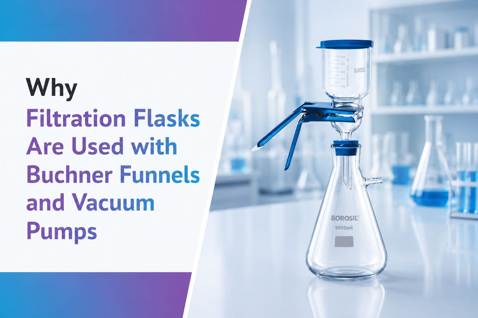 Why Filtration Flasks Are Used with Buchner Funnels and Vacuum Pumps